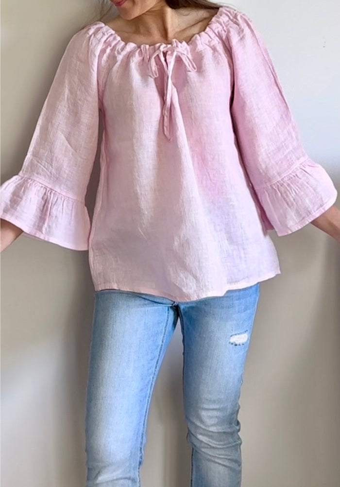 Candy Pink / XS / 100% Linen