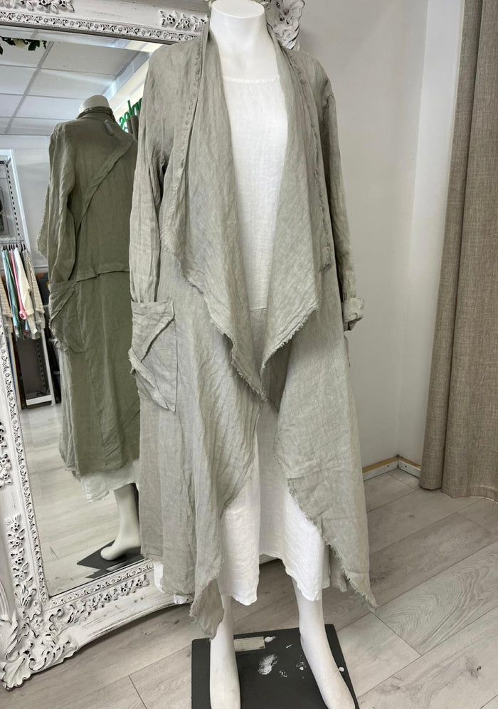 Beige / M / 100% Linen