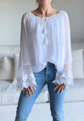 White / One Size Firs NZ 8-16 / Silk/Viscose
