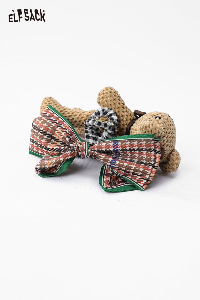 ELFSACK Bear Bow Big Playful Hair Claw