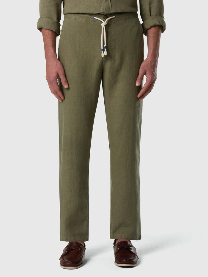 1 | Deep green | breeze-regular-fit-wdrawstring-long-trouser-673405