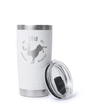 White Bucking Jack Crest