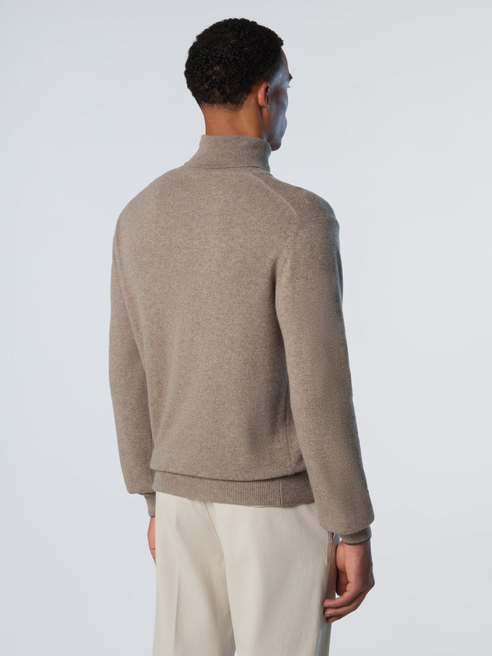 4 | Fossil melange | turtle-neck-12gg-knitwear-699149