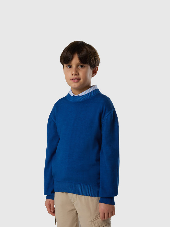 1 | Ocean blue | crewneck-12gg-knitwear-796186