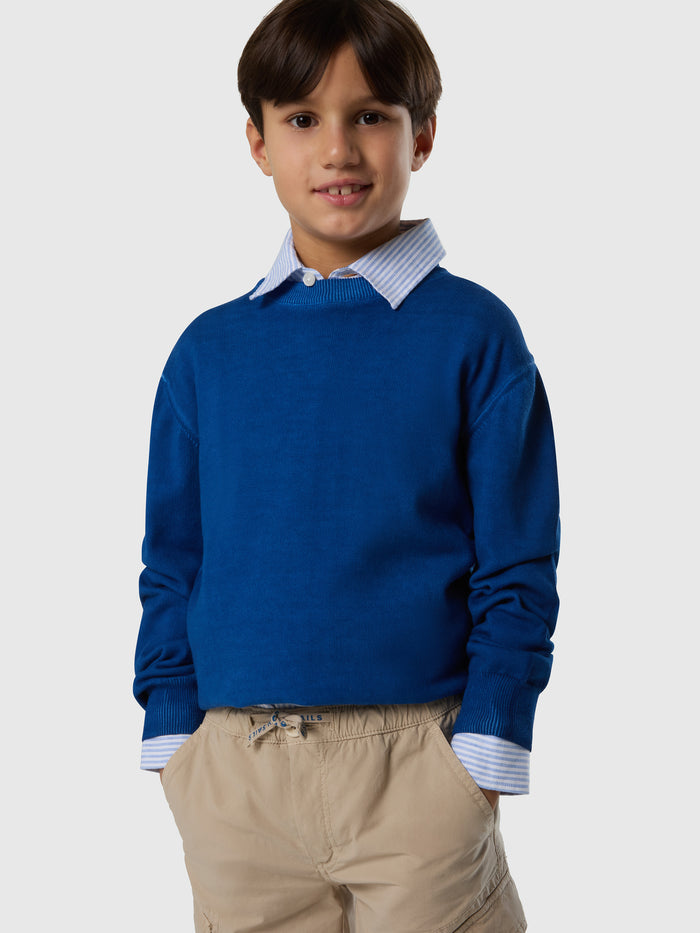 2 | Ocean blue | crewneck-12gg-knitwear-796186