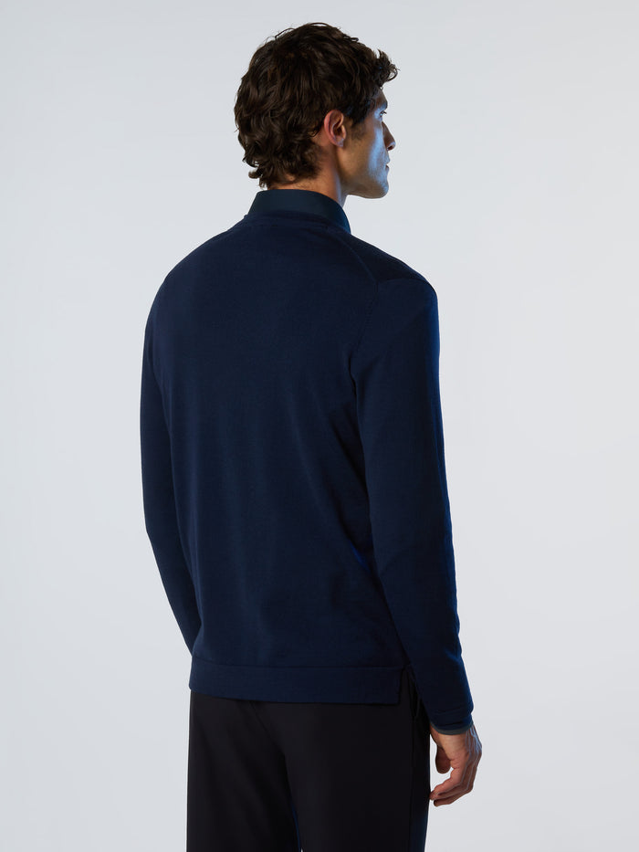 4 | Navy blue | crewneck-14gg-knitwear-699218