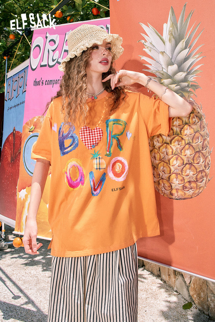 orange / S