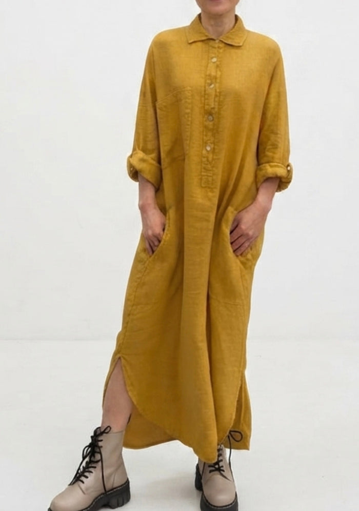 Gold / XS / 100% Linen