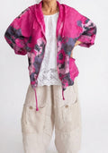 Hot Pink / One Size Fits NZ 8-18 / 100% Linen