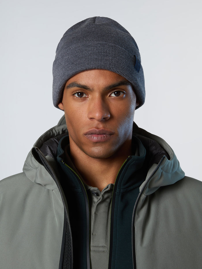 1 | Medium grey melange | beanie-623369