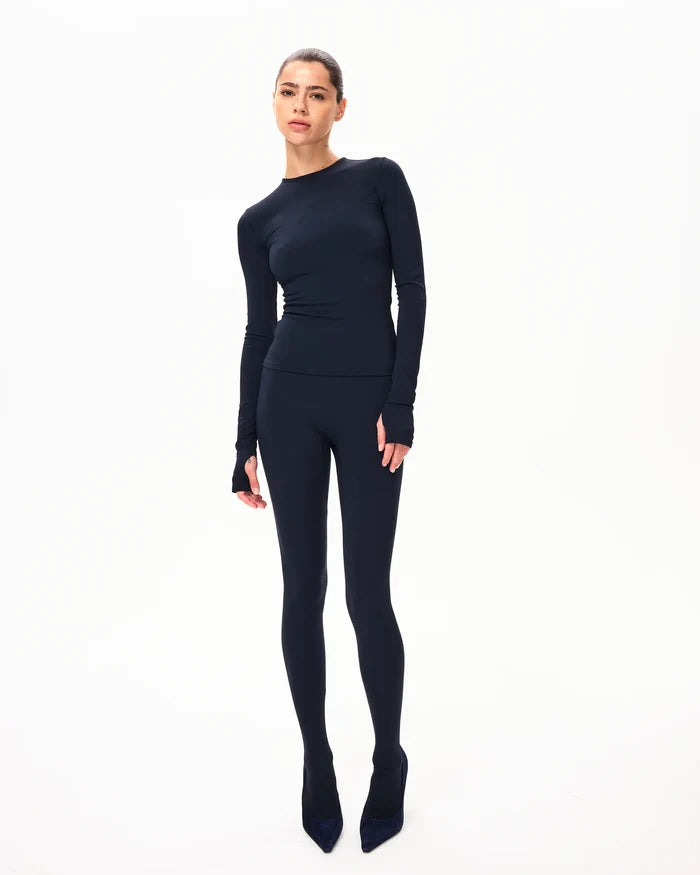 Footed Legging | Midnight