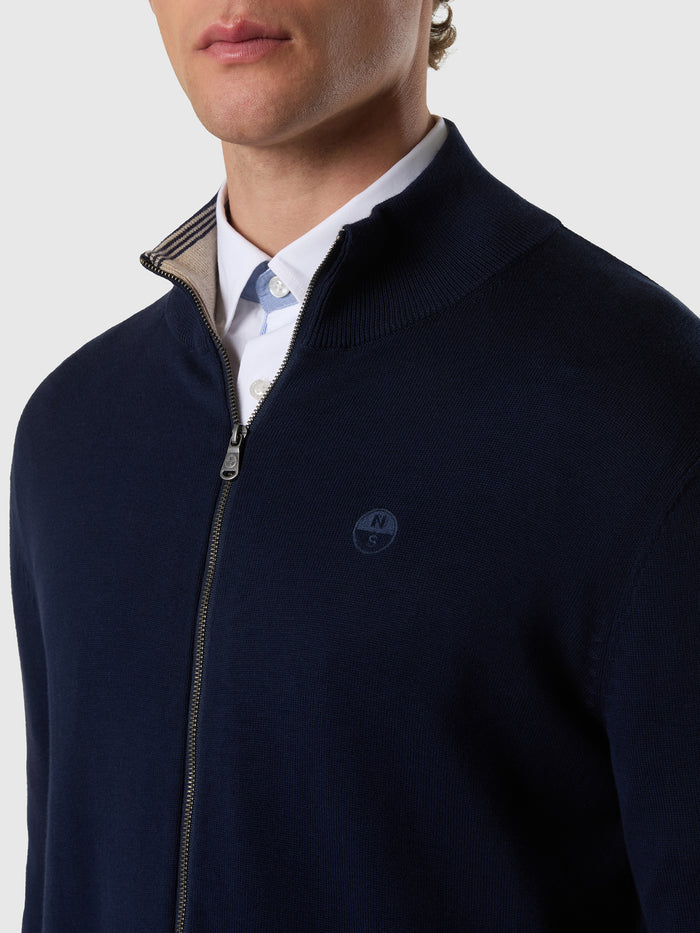 6 | Navy blue | full-zip-12-gg-sweatshirt-699228