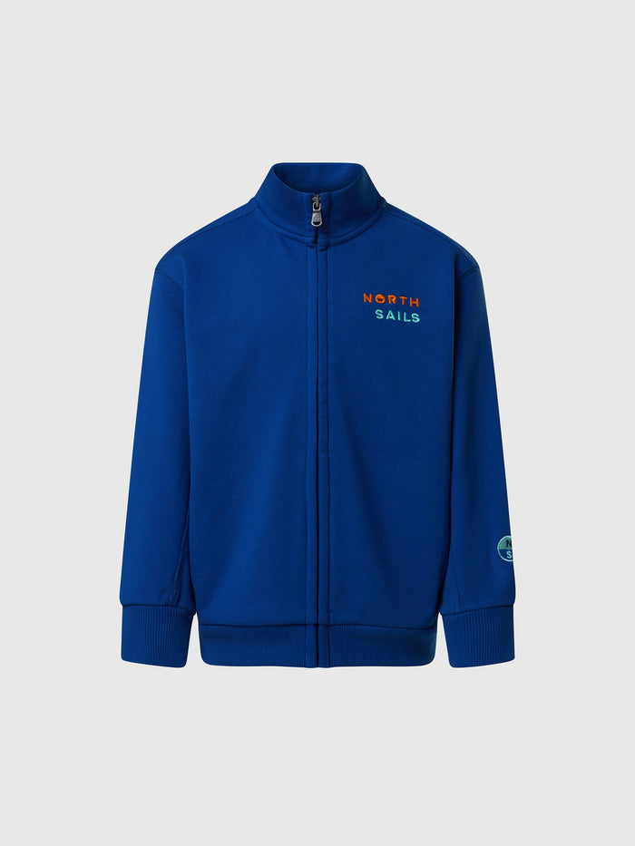 hover | Ocean blue | full-zip-sweatshirt-wgraphic-792097