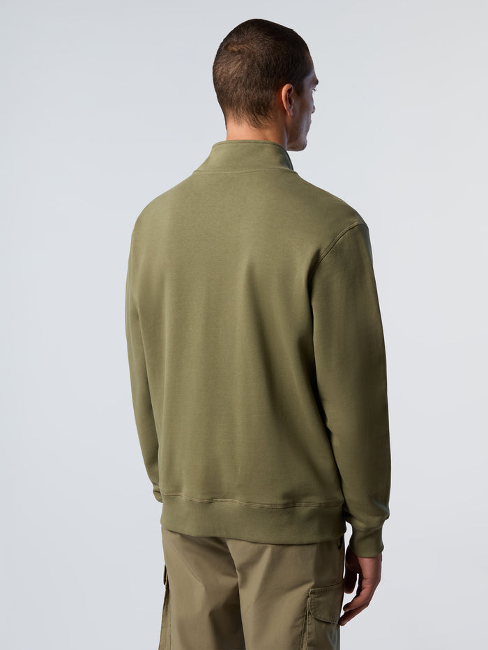 4 | Deep green | basic-full-zip-sweatshirt-1-691221