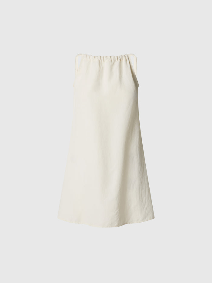 hover | Marshmallow | long-dress-sleeveless-090110