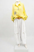 White / One Size Fits NZ 8-16 / 100% Linen