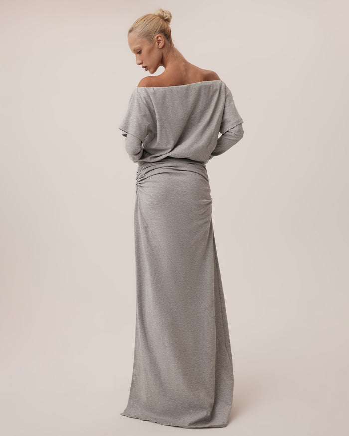 Grace Maxi Dress | Heather Grey