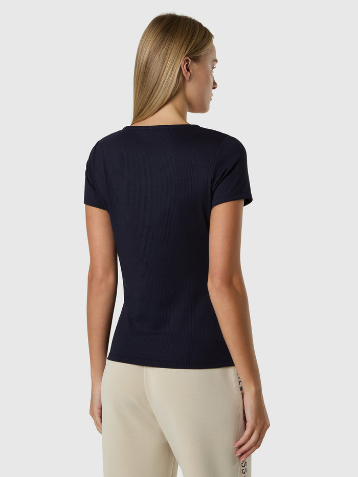 4 | Dark blue navy | t-shirt-short-sleeve-wbuttons-595001