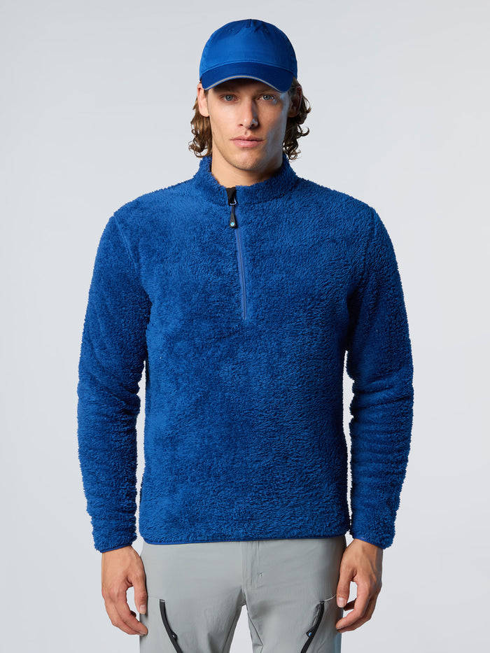 1 | Ocean blue | high-loft-fleece-smock-27m311