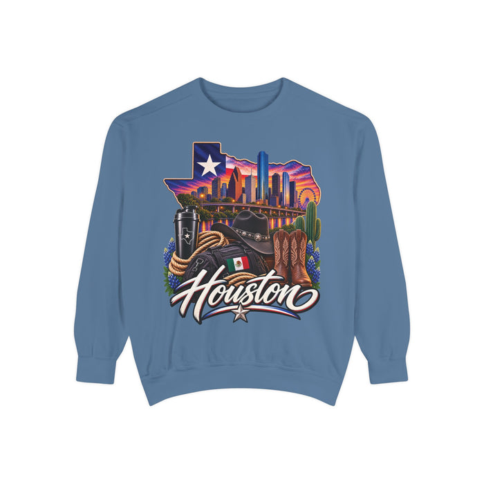 Houston Texas x Mexico Sweatshirt | Graphic Sweatshirt
