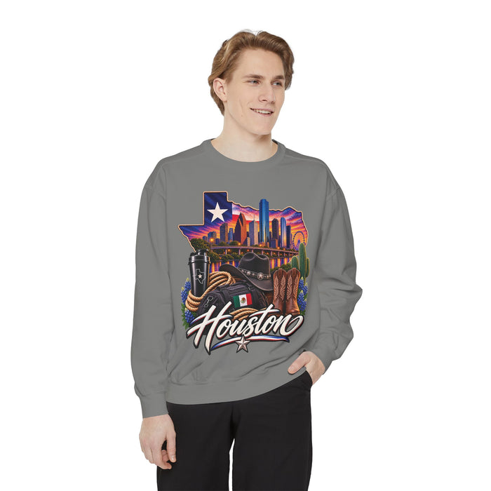 Houston Texas x Mexico Sweatshirt | Graphic Sweatshirt