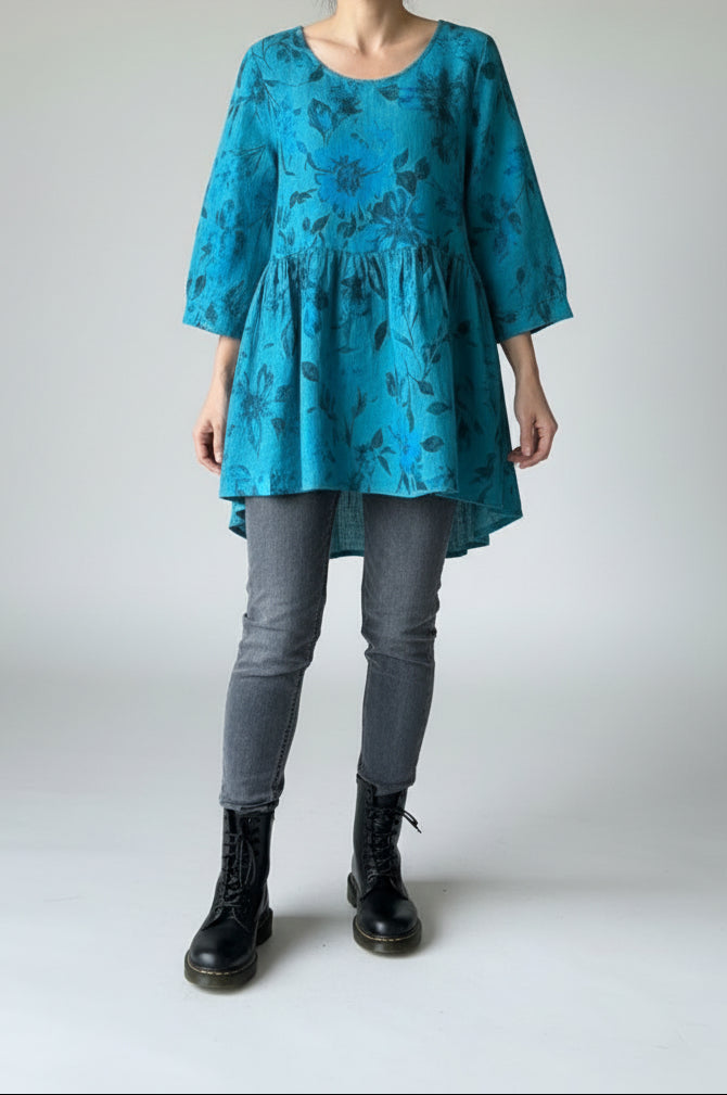 Italian Province Bellezza Floral Top