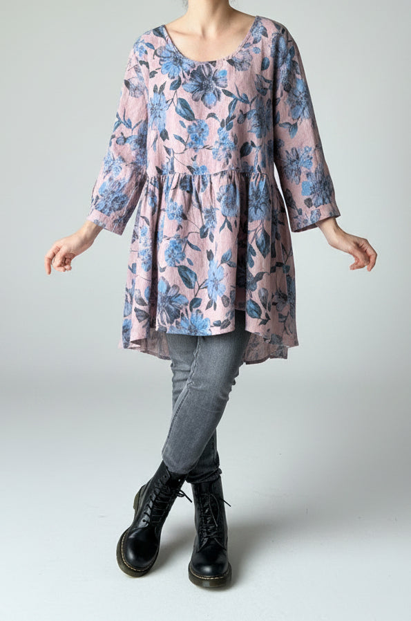 Italian Province Bellezza Floral Top