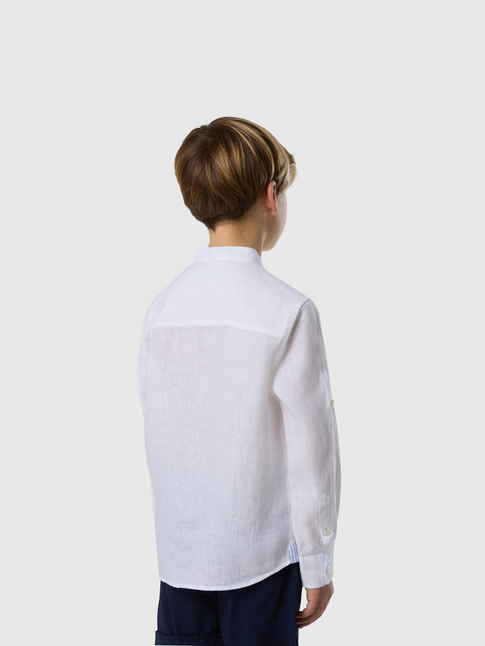 4 | White | shiirt-mandarin-collar-long-sleeve-764173