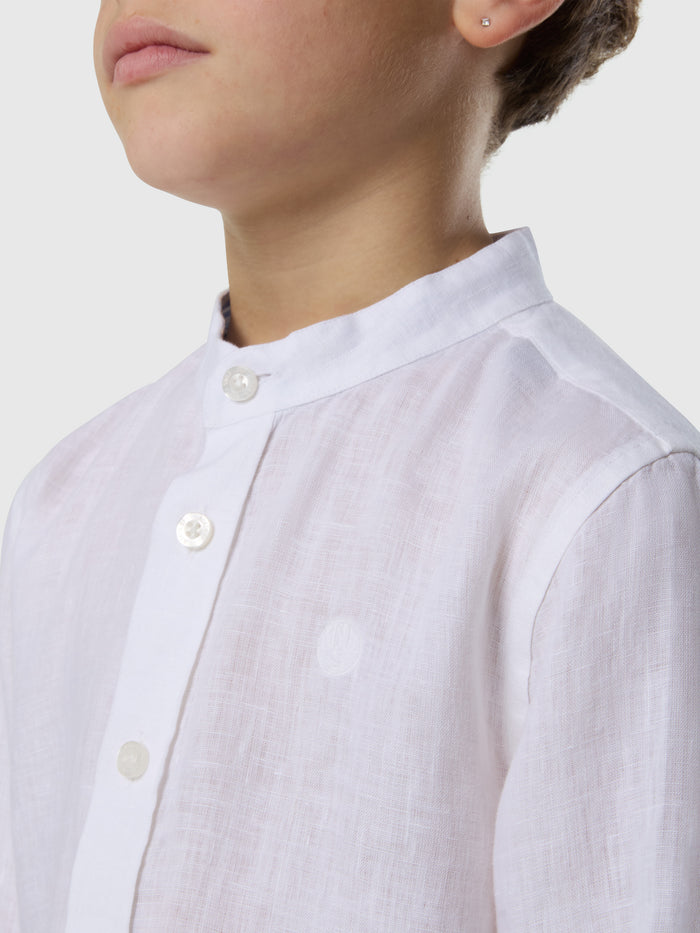 6 | White | shiirt-mandarin-collar-long-sleeve-764173