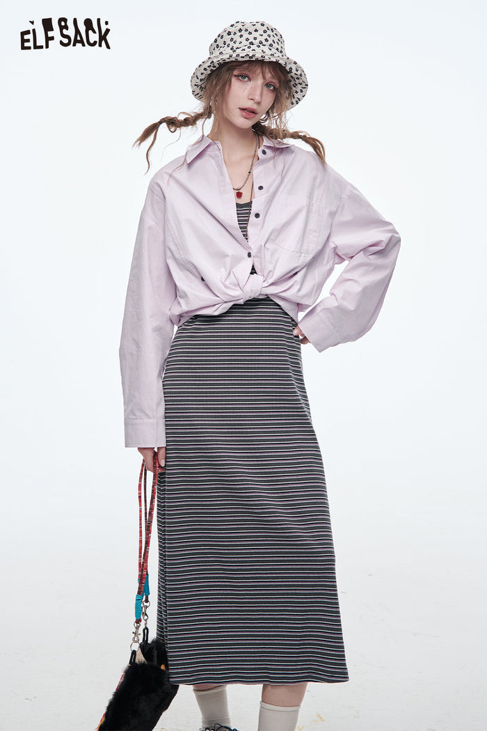 ELFSACK Long Skirt Two-piece Set