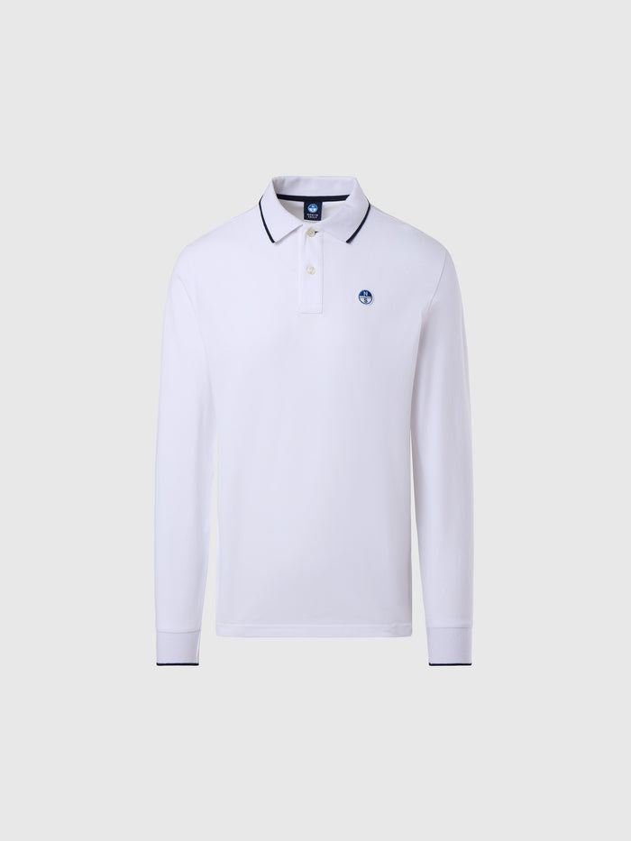 hover | White | basic-polo-long-sleeve-692454-1