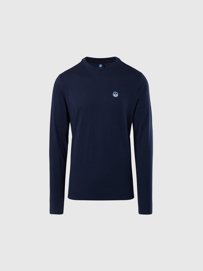 hover | Navy blue | basic-bollo-t-shirt-long-sleeve-692971-1