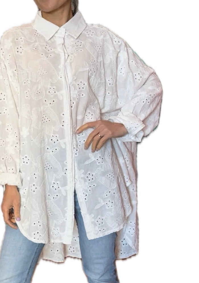 Ivory / One Size Fits NZ 14-18 / 100% Cotton