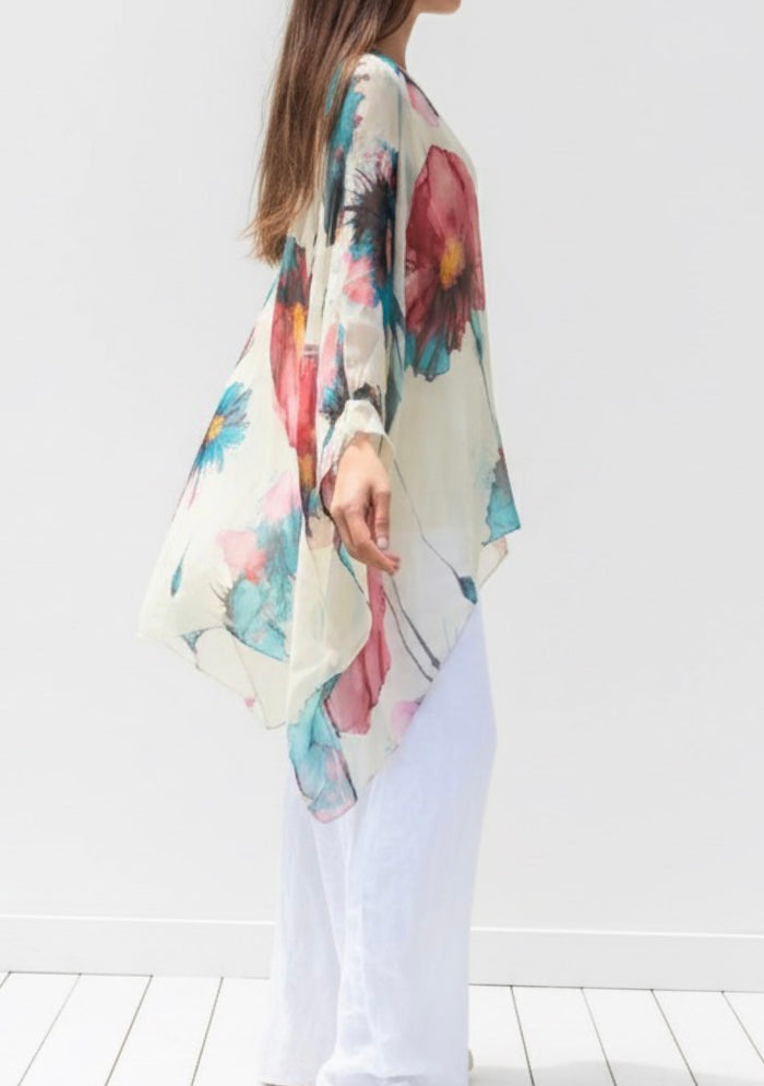 Made in Italy Leia Silk Top
