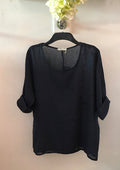 Black / Cotton/Linen / M (8/16)