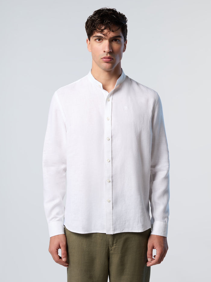 1 | White | shirt-long-sleeve-regular-mandarin-collar-1-664369