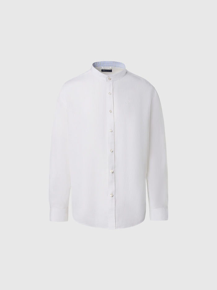 hover | White | shirt-long-sleeve-regular-mandarin-collar-1-664369