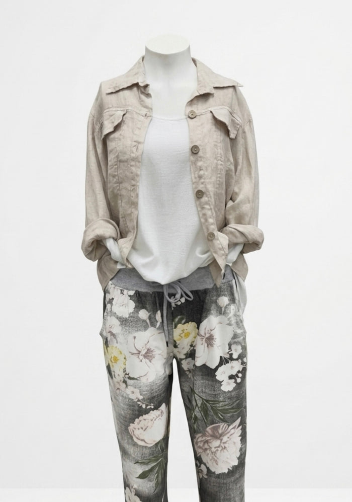Mela Linen Jacket