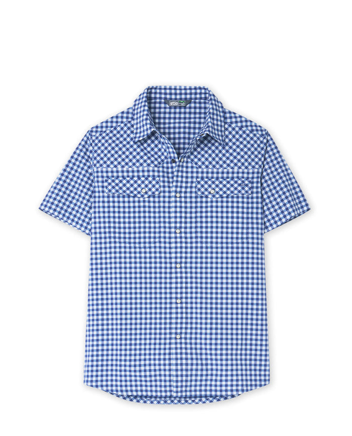 Cobalt Night Gingham