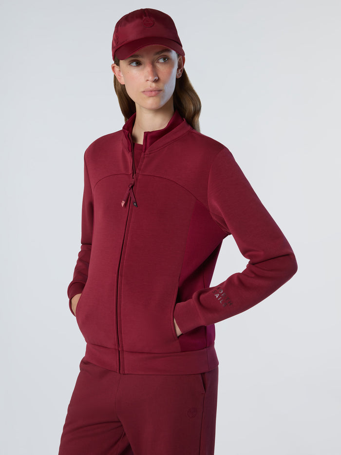 2 | Deep red | full-zip-sweater-wlogo-091192