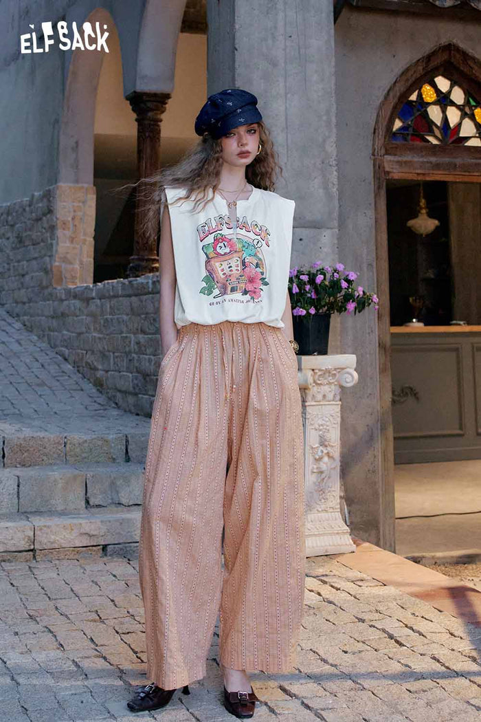 ELFSACK Playful Slot Machine Print Vest Top