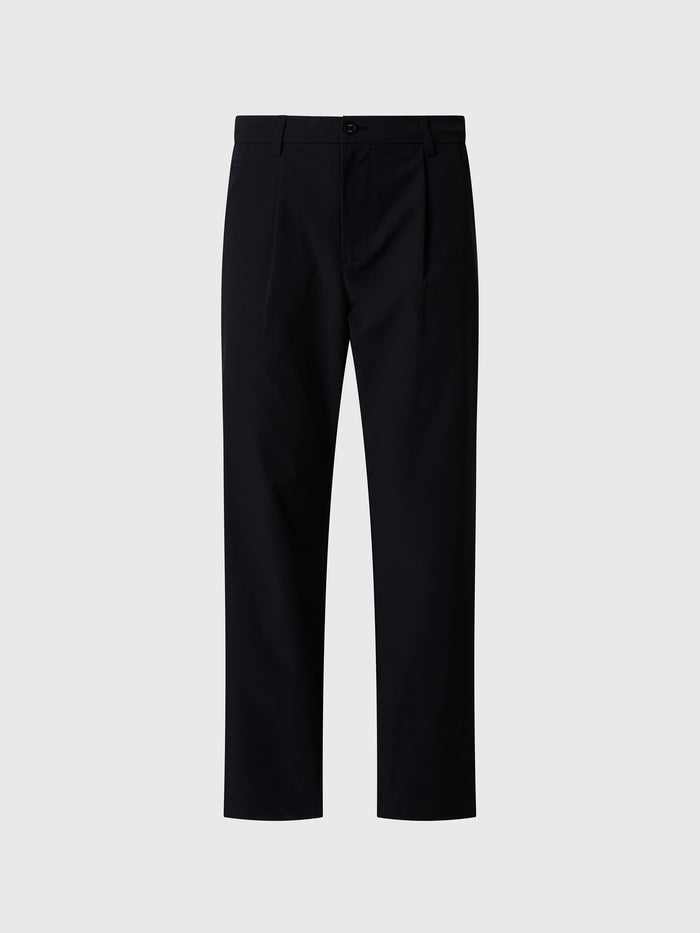 hover | Black | regular-fit-wdrawstring-long-trouser-673348