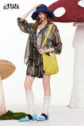 ELFSACK Polka Dot Striped Casual Set