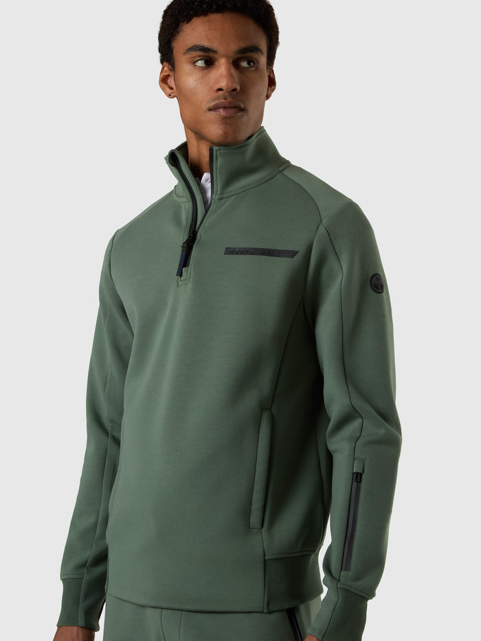 2 | Laurel wreath | half-zip-sweatshirt-691155