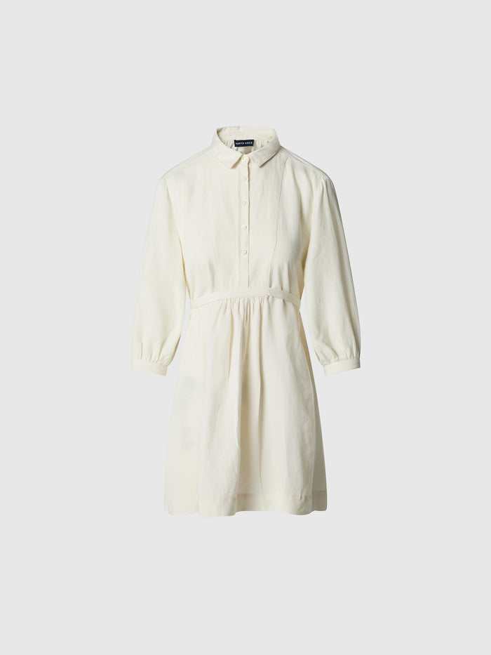 hover | Marshmallow | dress-long-sleeve-090111