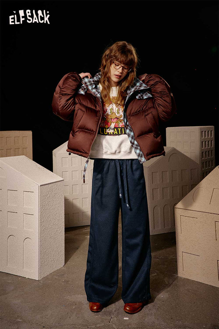 ELFSACK Soft Loose Drawstring Long Pants
