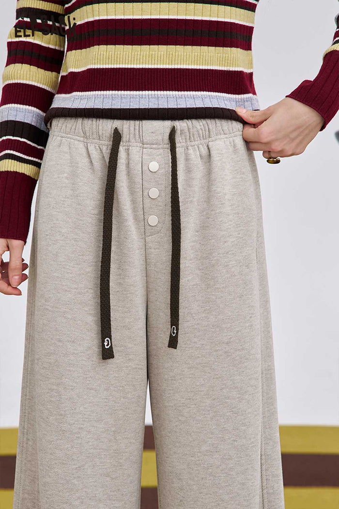 ELFSACK Soft Loose Drawstring Long Pants