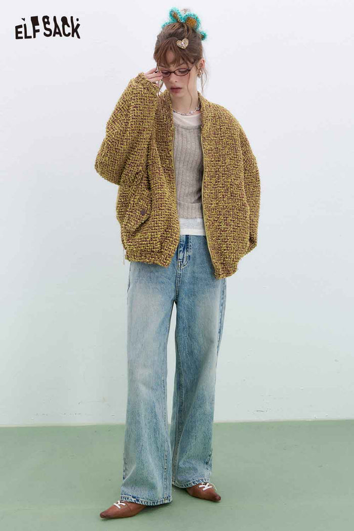 ELFSACK Sparkle Quilted Jacket