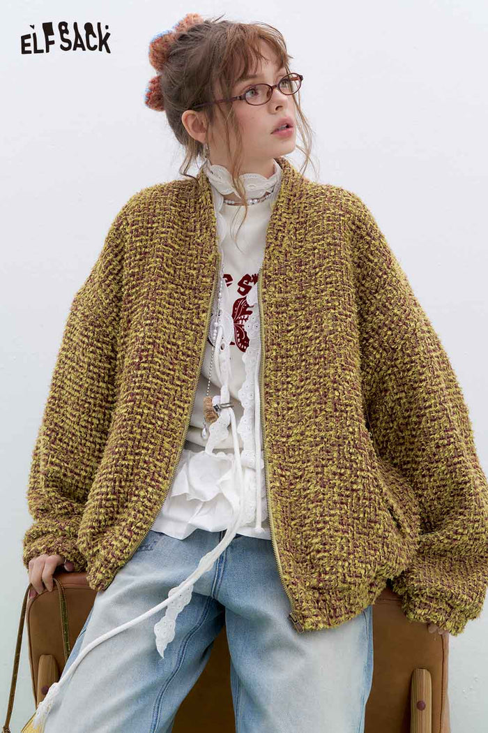 ELFSACK Sparkle Quilted Jacket