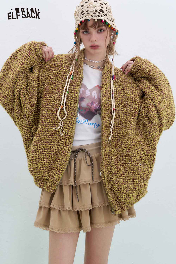 ELFSACK Sparkle Quilted Jacket